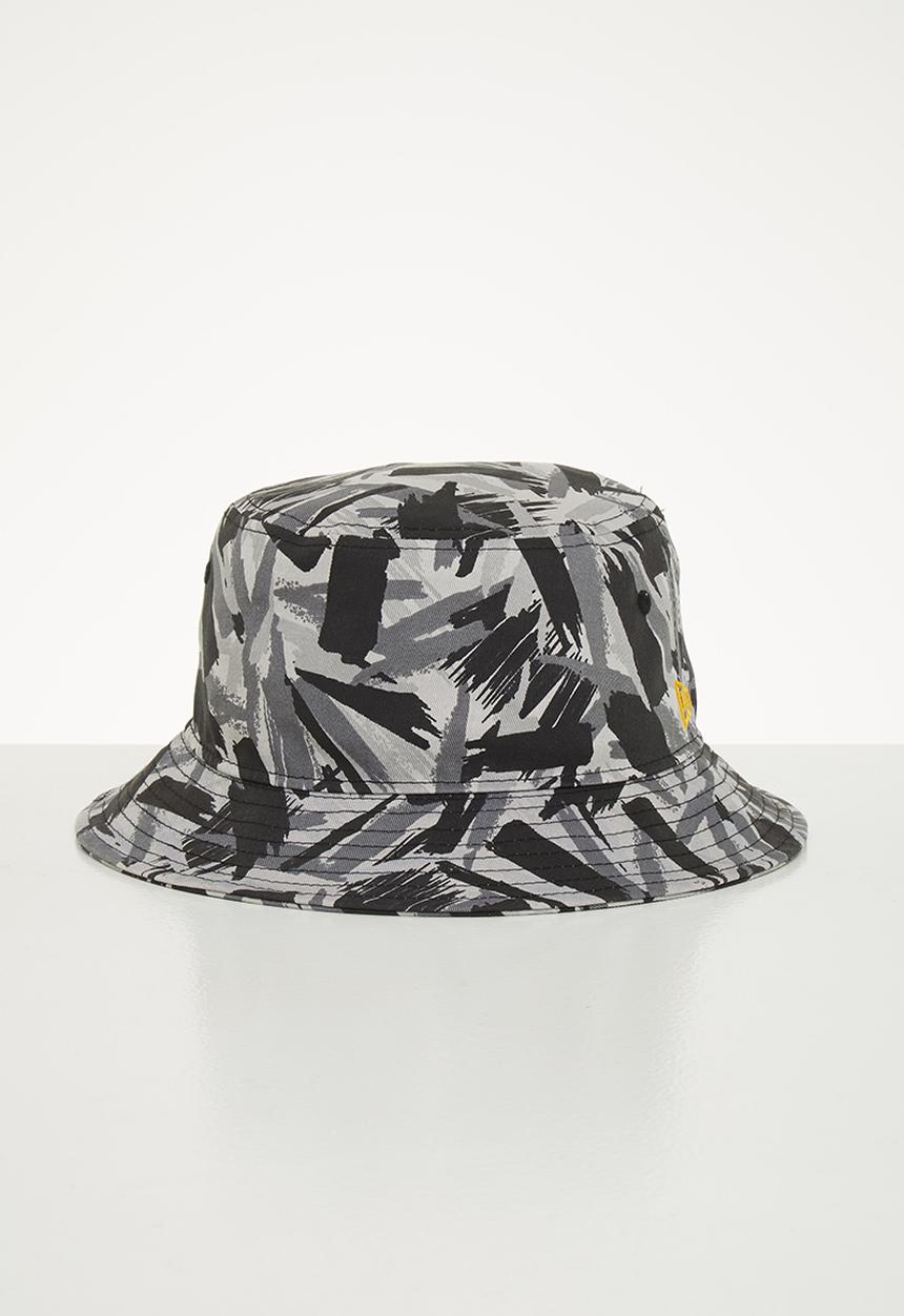 New Era - Bucket camo tapered newera - grey & black