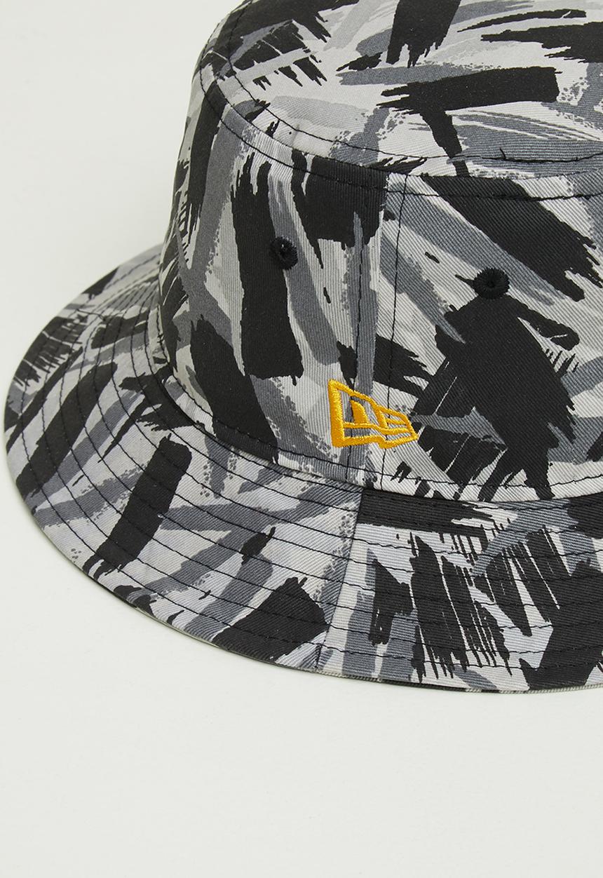 New Era - Bucket camo tapered newera - grey & black