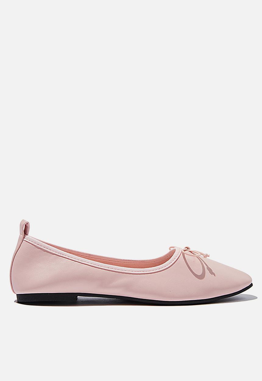 Cotton On - Essential rylee ballet - dusty pink soft pu