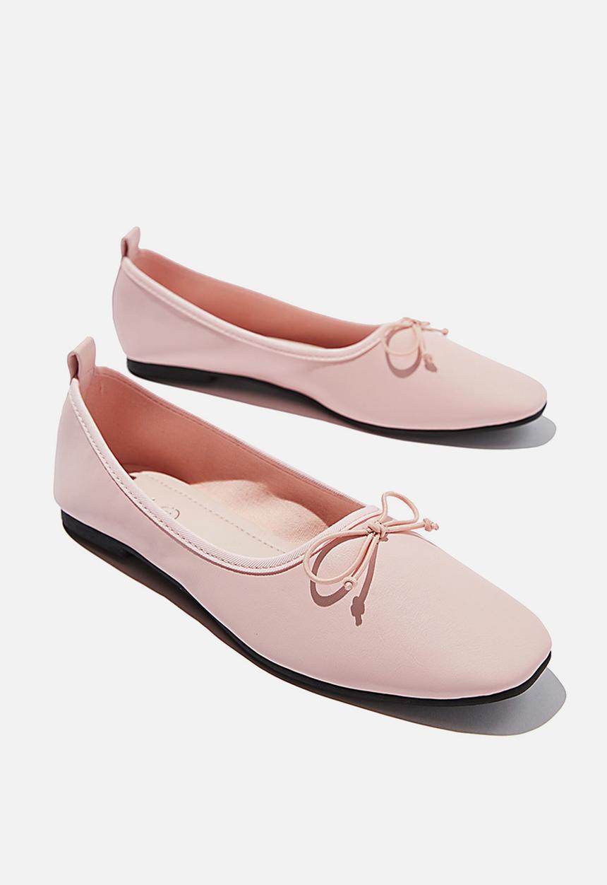 Cotton On - Essential rylee ballet - dusty pink soft pu