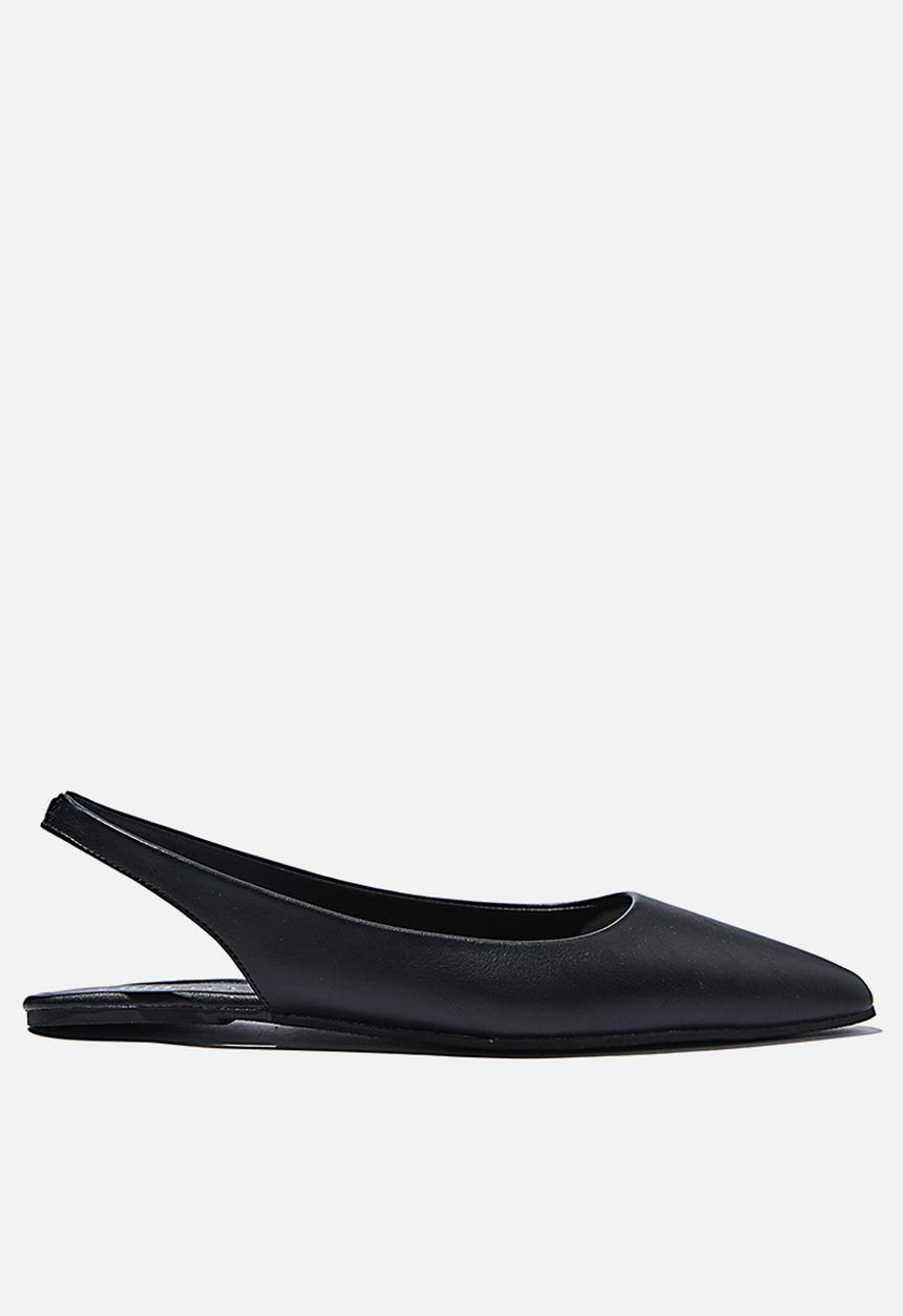 Cotton On - Essential lenni slingback point - black pu