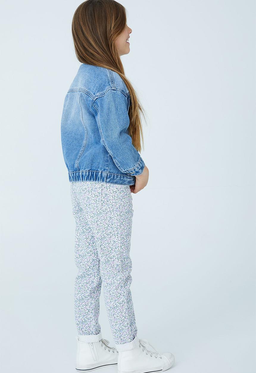 Cotton On - Emmy oversized denim jacket  - weekend wash/patches