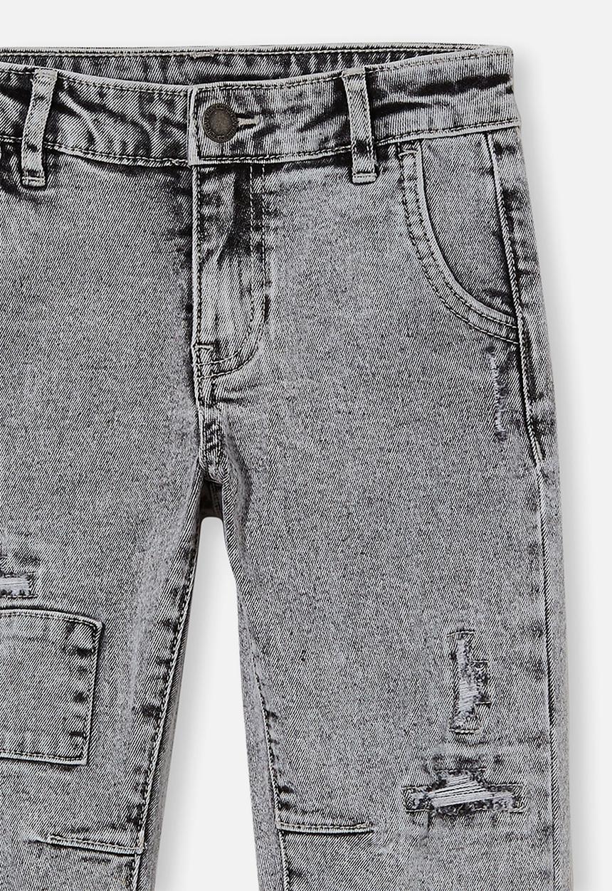 Cotton On - Straight fit jean  - whitehaven light grey