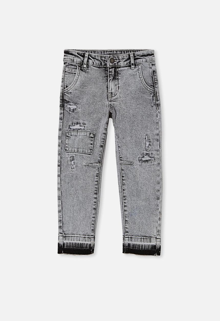 Cotton On - Straight fit jean  - whitehaven light grey