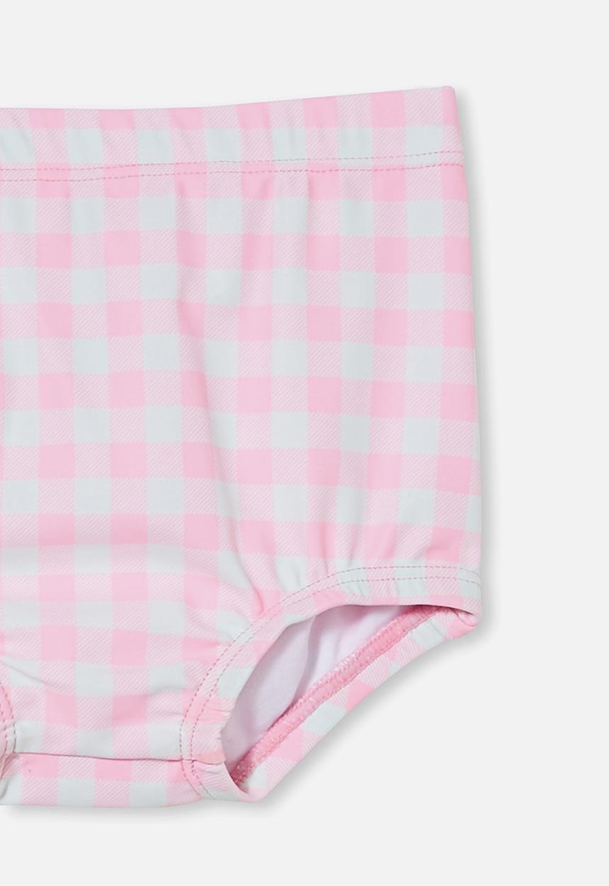 Cotton On - Simon swim shorties  - cali pink/vanilla dylan gingham