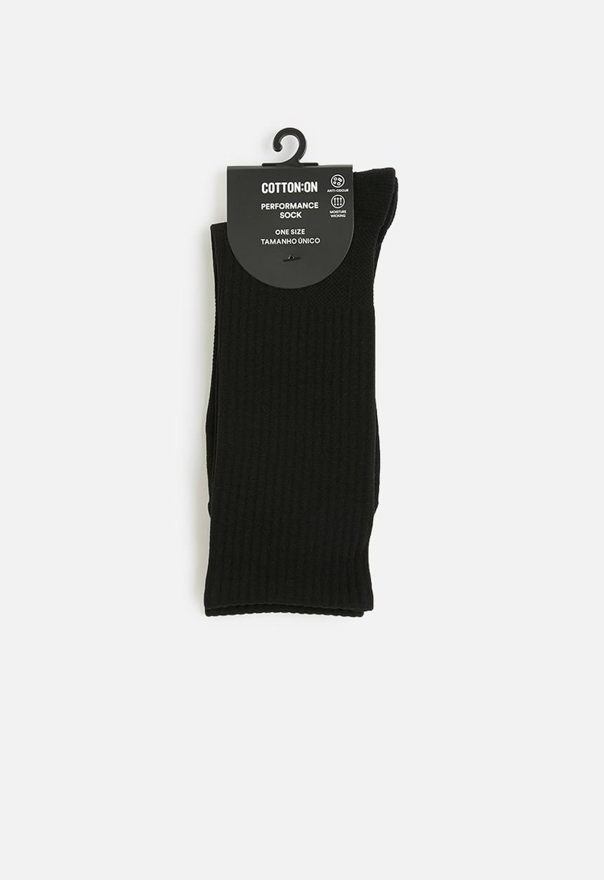 Cotton On - Performance active sock - black