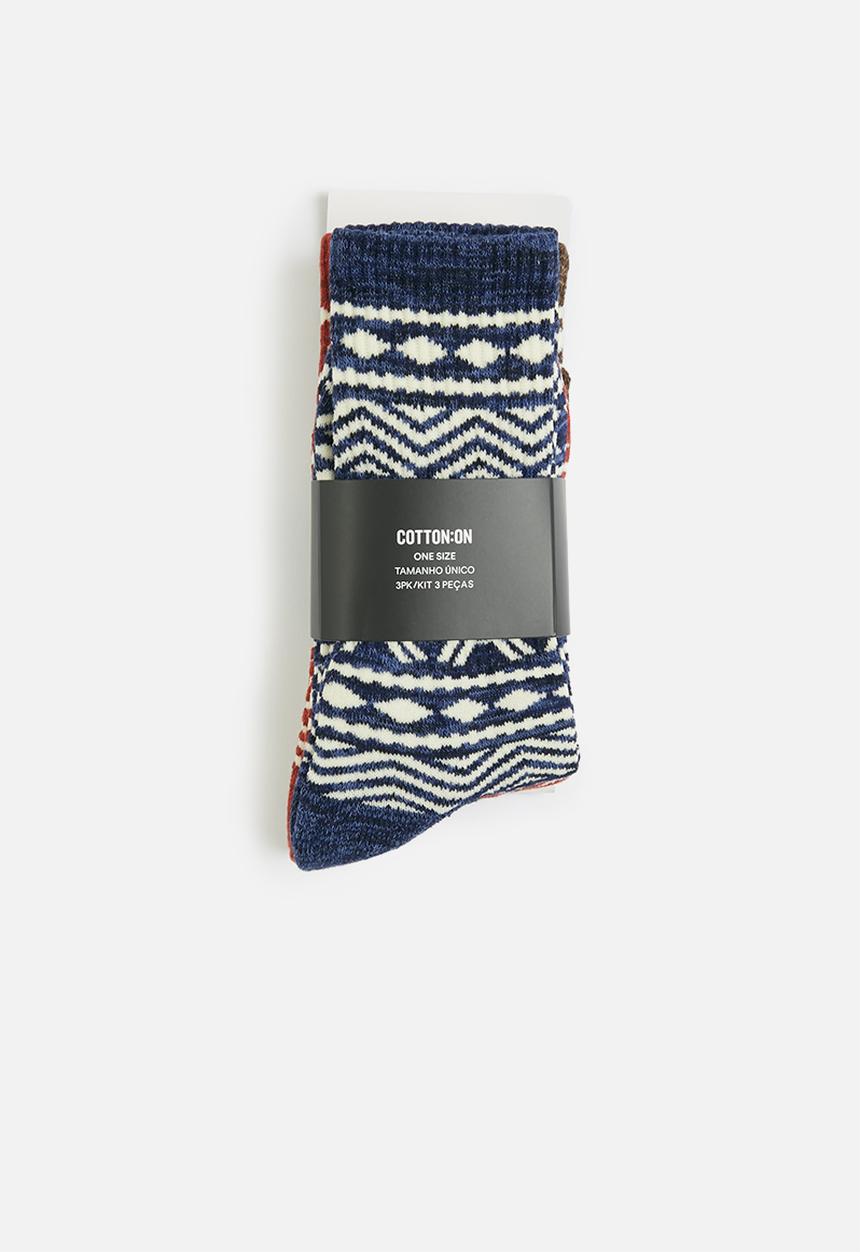 Cotton On - 3 Pack active socks - multi