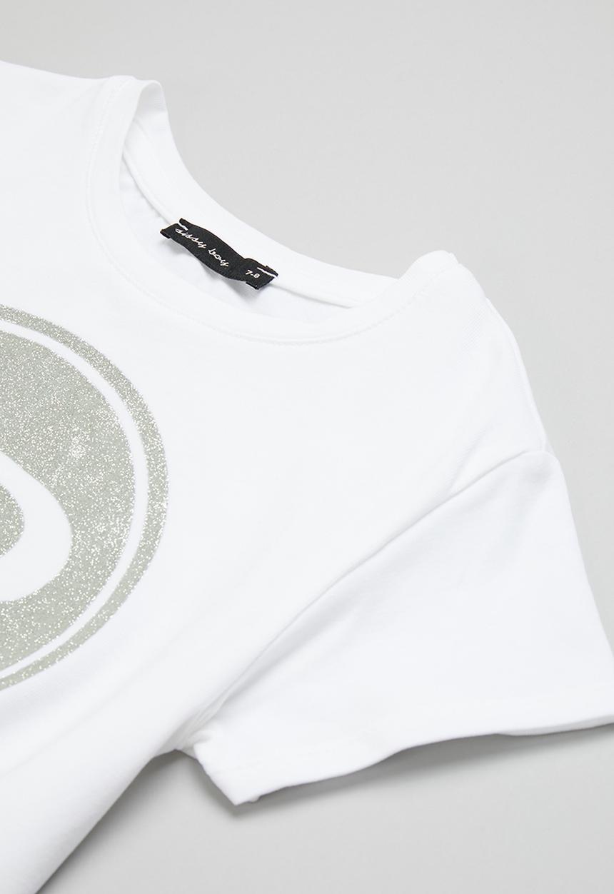 SISSY BOY - Feel good vibes top - white