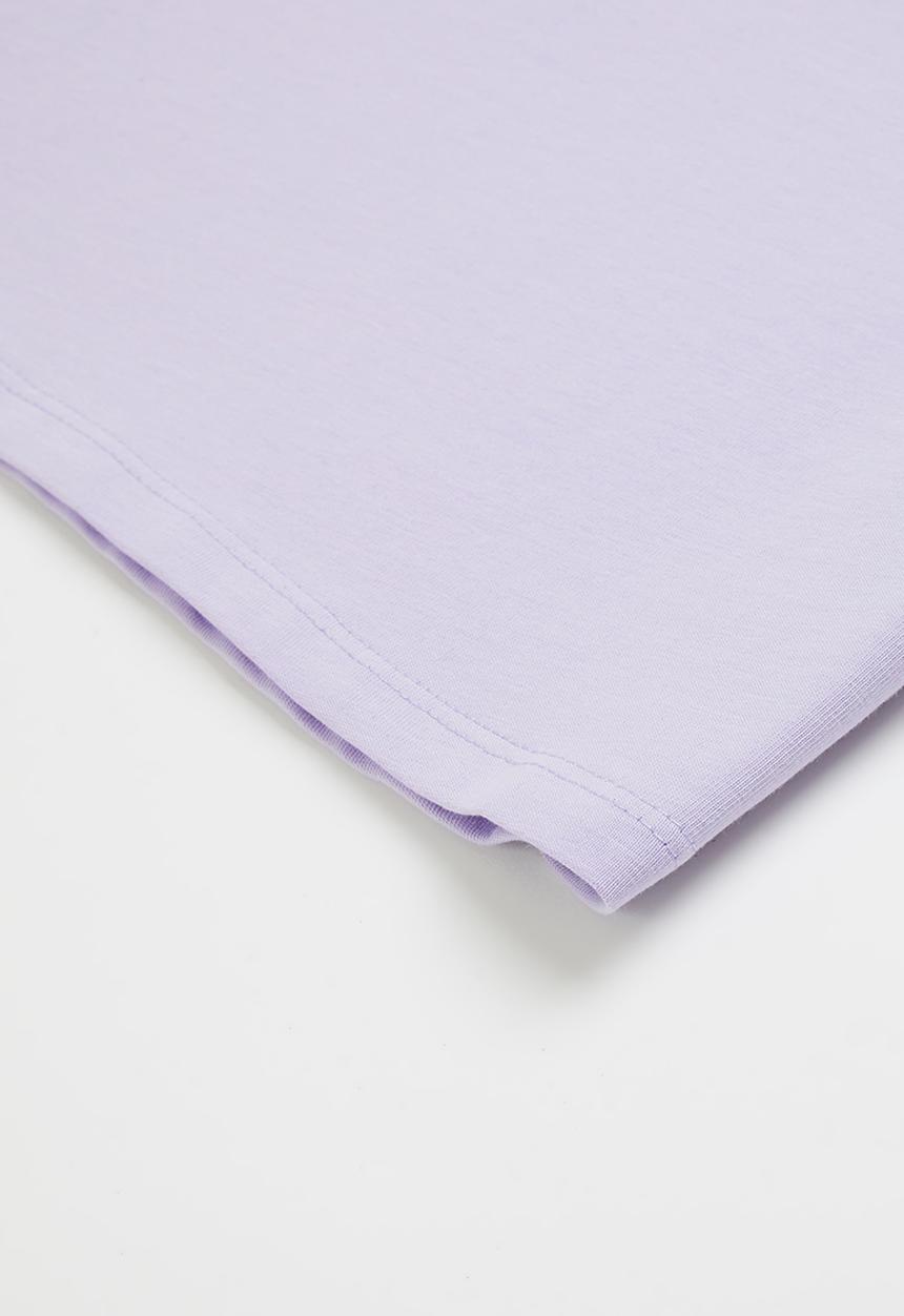 SISSY BOY - Basic round neck cap sleeve top - lavender