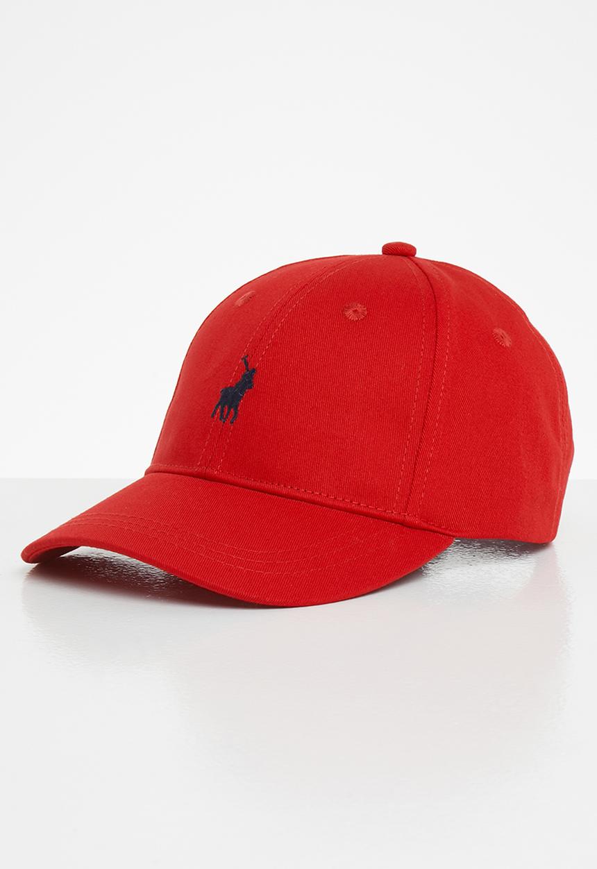 POLO - Kids parker classic peak - red