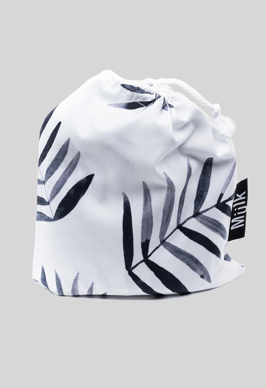 Miilk - Palm leaf muslin - black & white