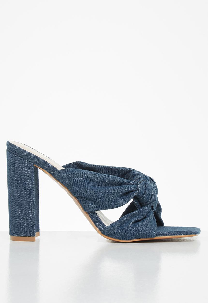 SISSY BOY - Monday mantra mule heel - denim