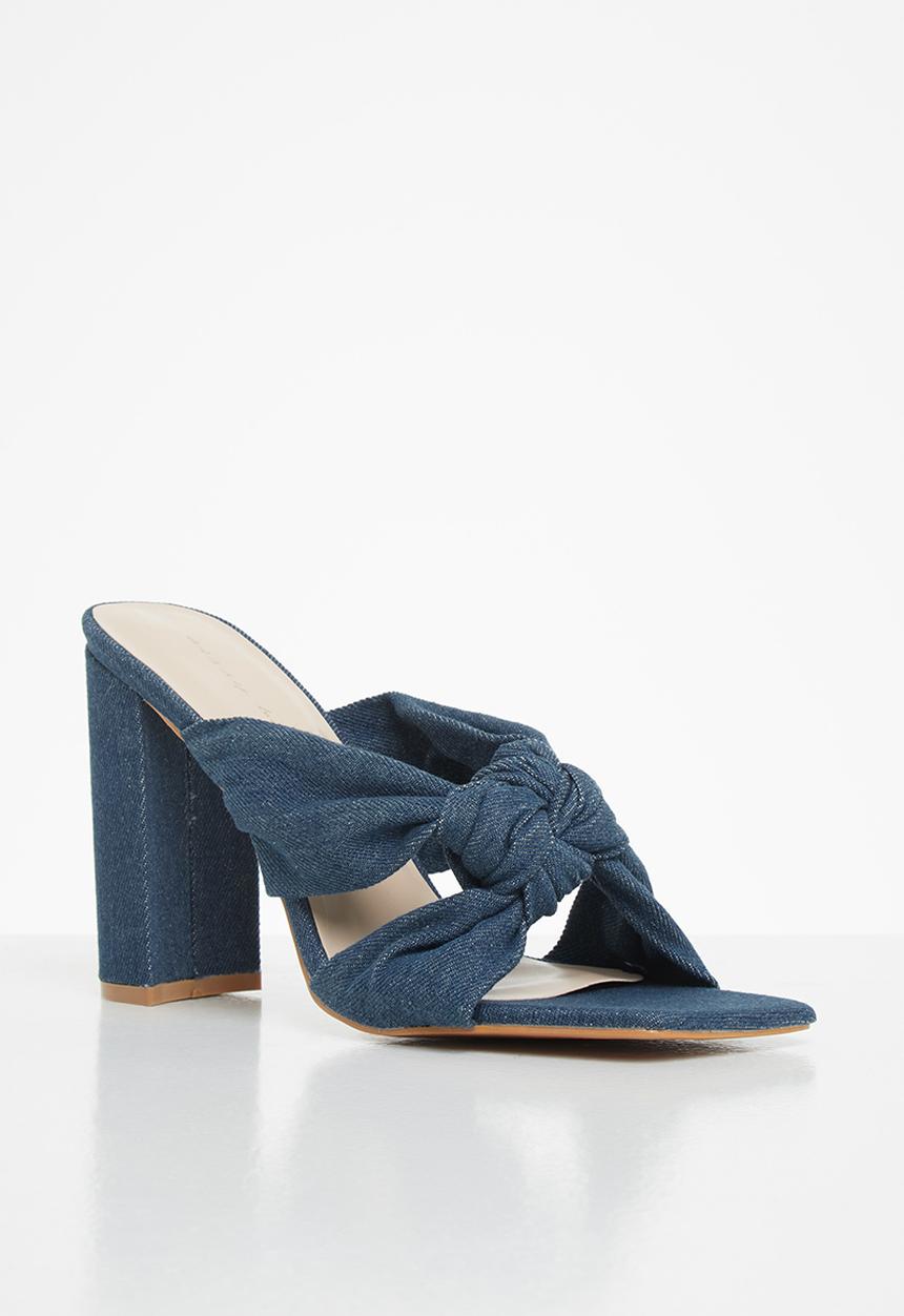SISSY BOY - Monday mantra mule heel - denim