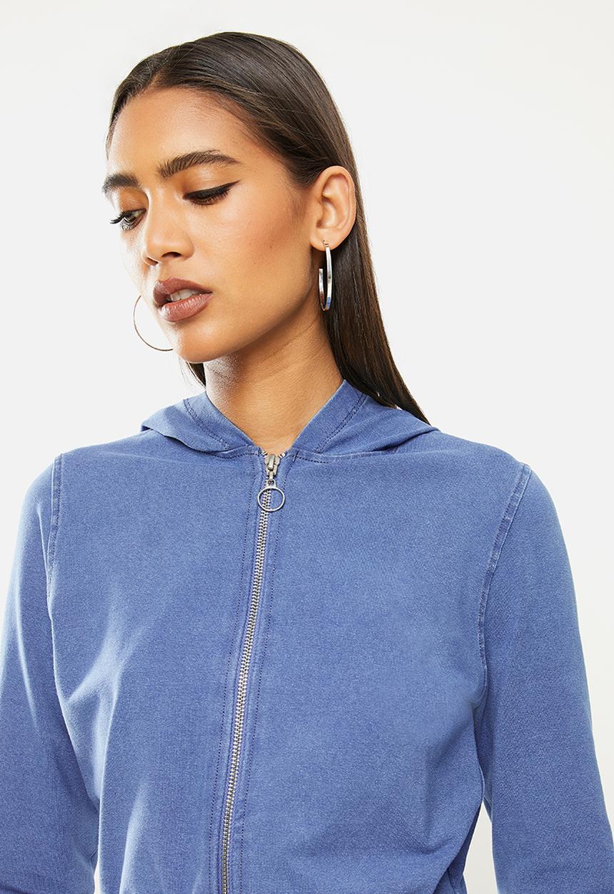 SISSY BOY - Game on crop athleisure  knit jacket - light vintage