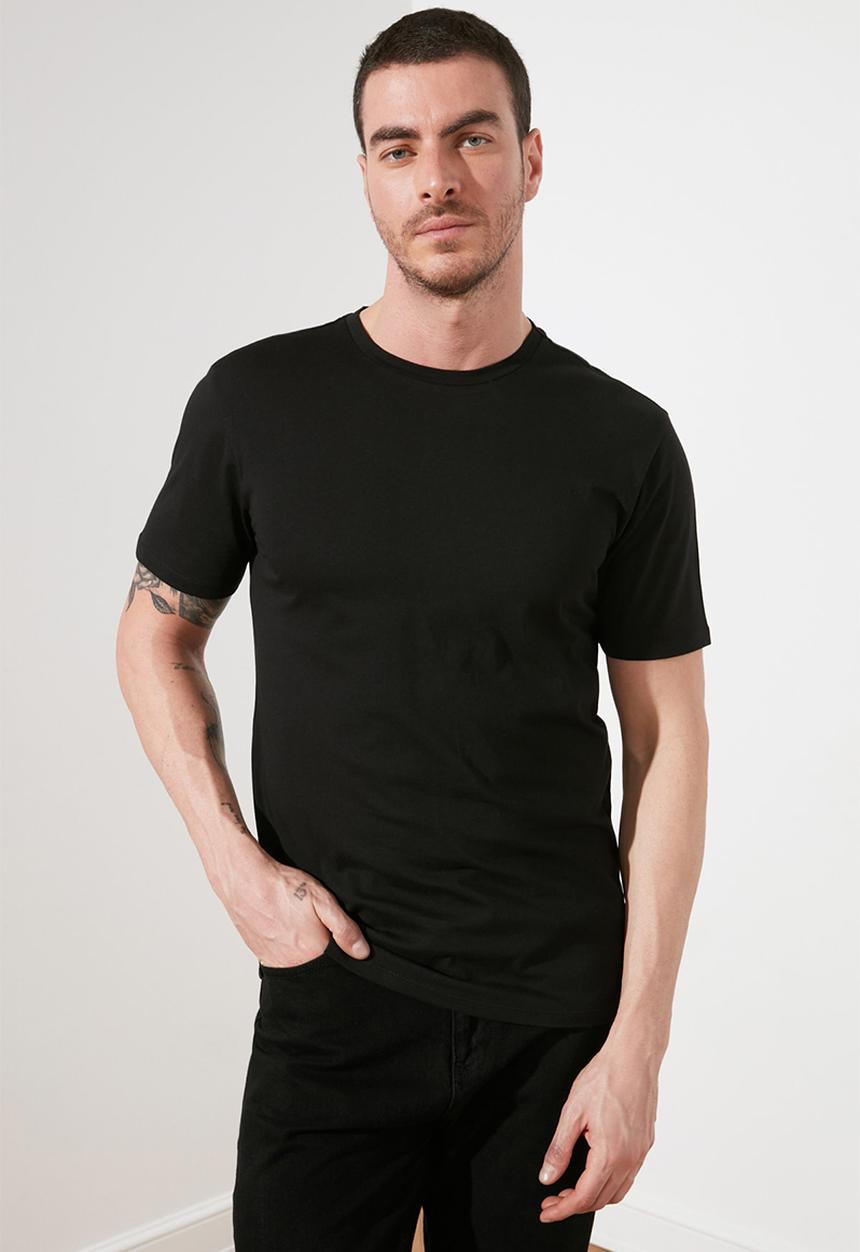 Trendyol - Tokyo back print short sleeve tee - black