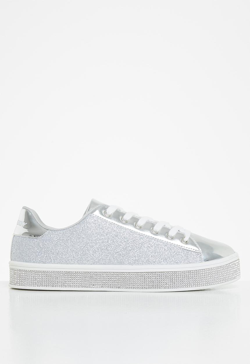SISSY BOY - Shine bright duchess sneaker - silver