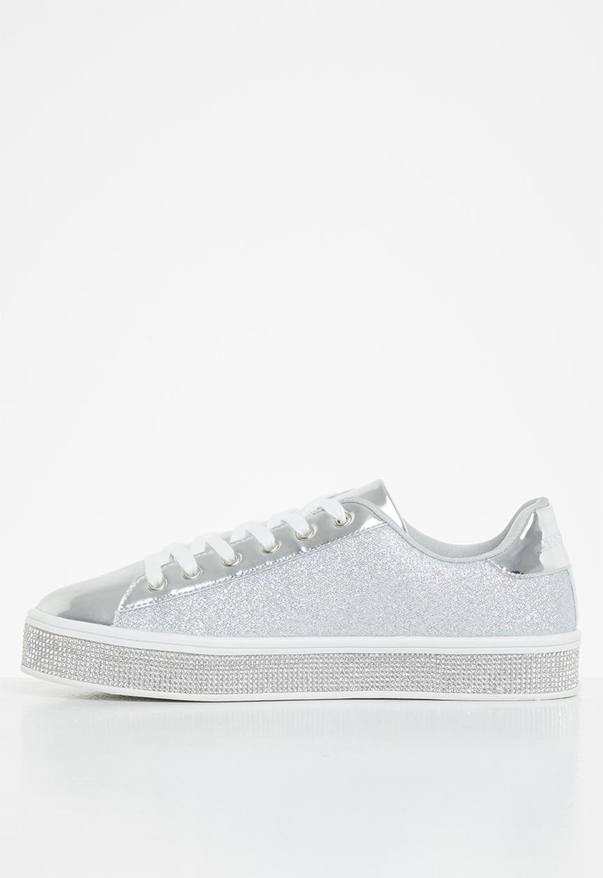 SISSY BOY - Shine bright duchess sneaker - silver