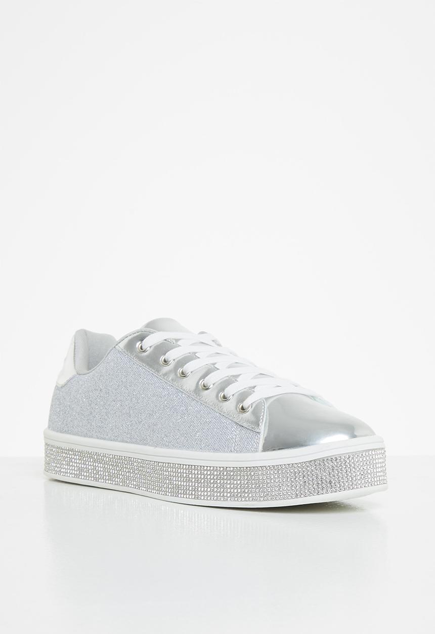 SISSY BOY - Shine bright duchess sneaker - silver