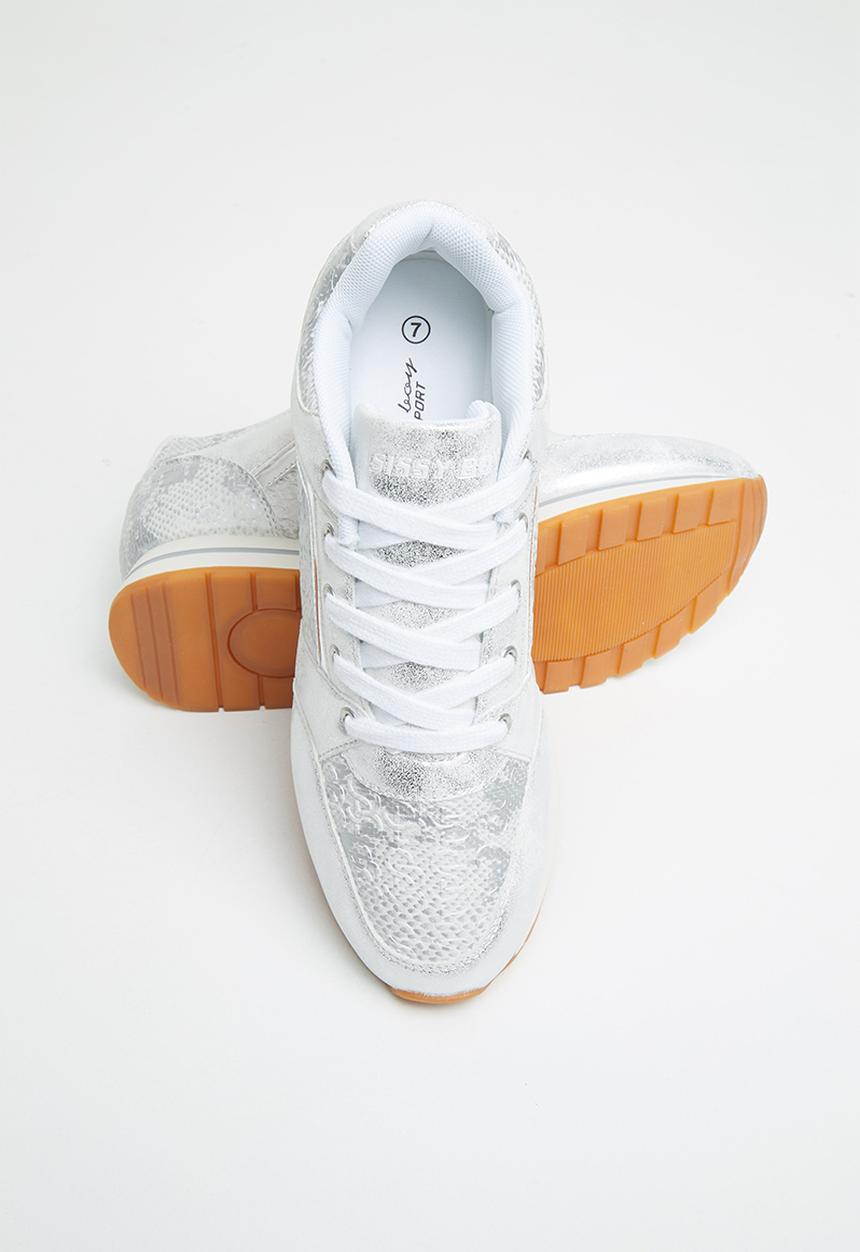 SISSY BOY - Flashing lights sneaker - silver