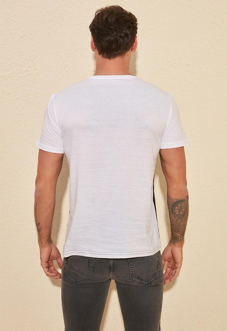 Trendyol - Colour block chest pocket short sleeve tee - black