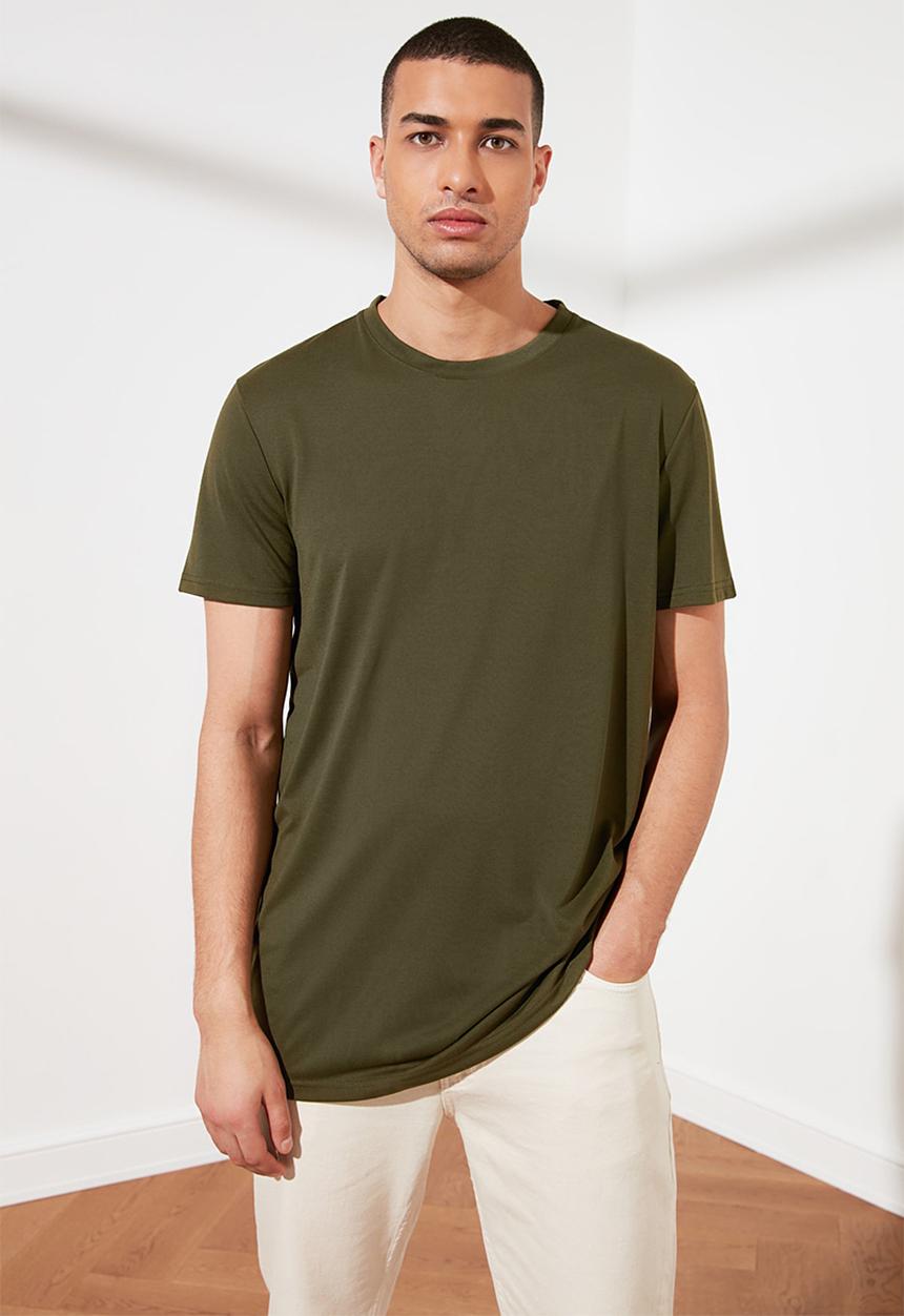 Trendyol - Rico short sleeve tee - khaki