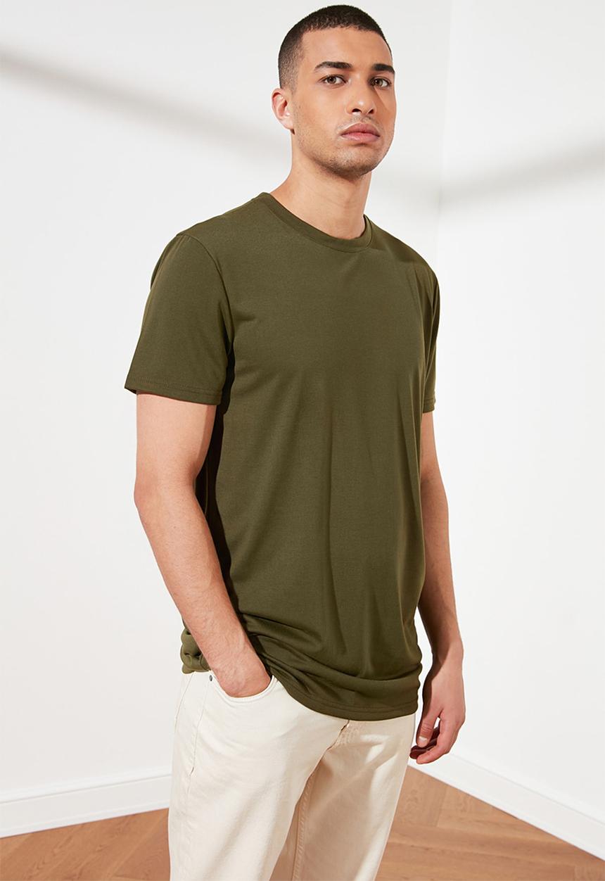 Trendyol - Rico short sleeve tee - khaki