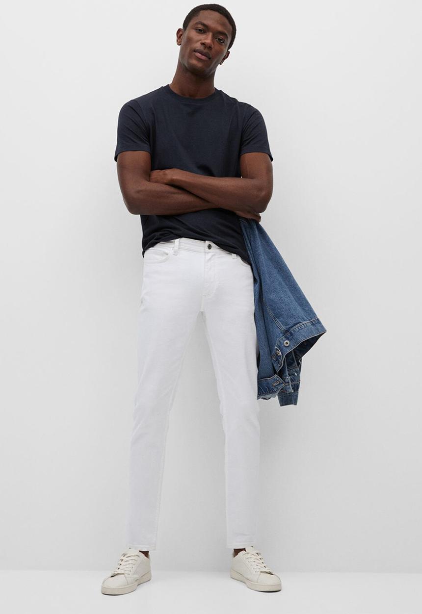 MANGO - Jeans jan - white