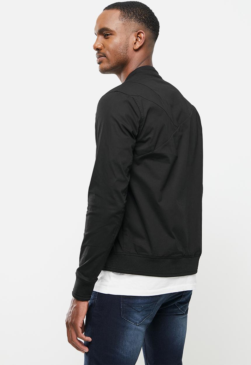 S.P.C.C - Walcott regular fit baseball jacket - black