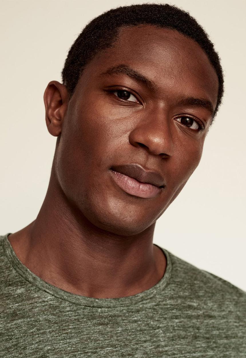 MANGO - T-shirt liman - green