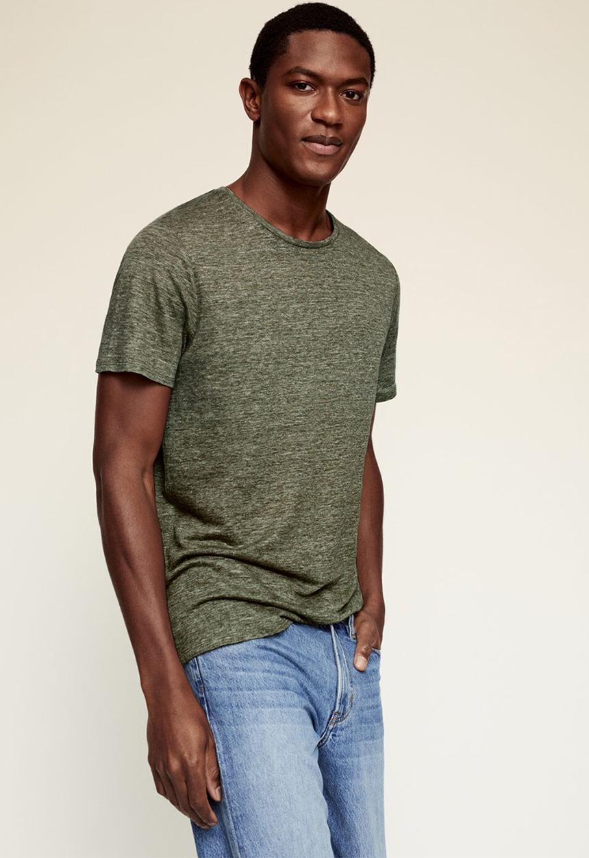 MANGO - T-shirt liman - green