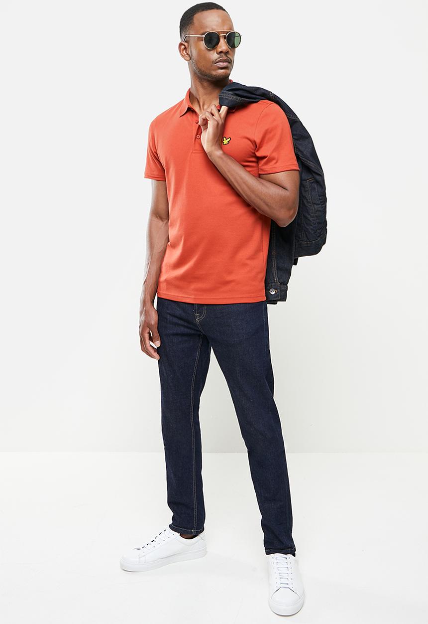 Lyle & Scott - Sport short sleeve polo - orange