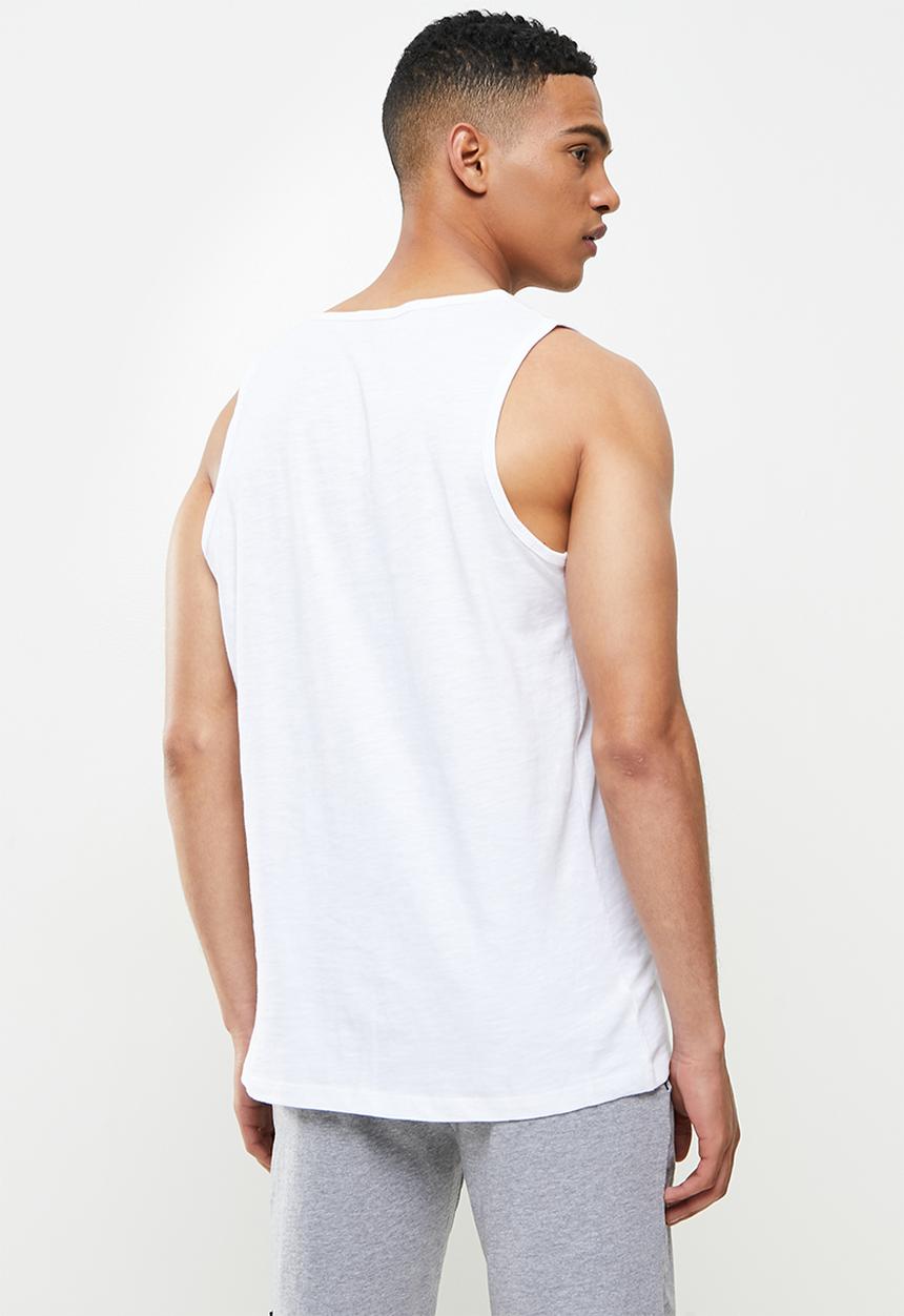 Superbalist - Core vest cotton slub - white 