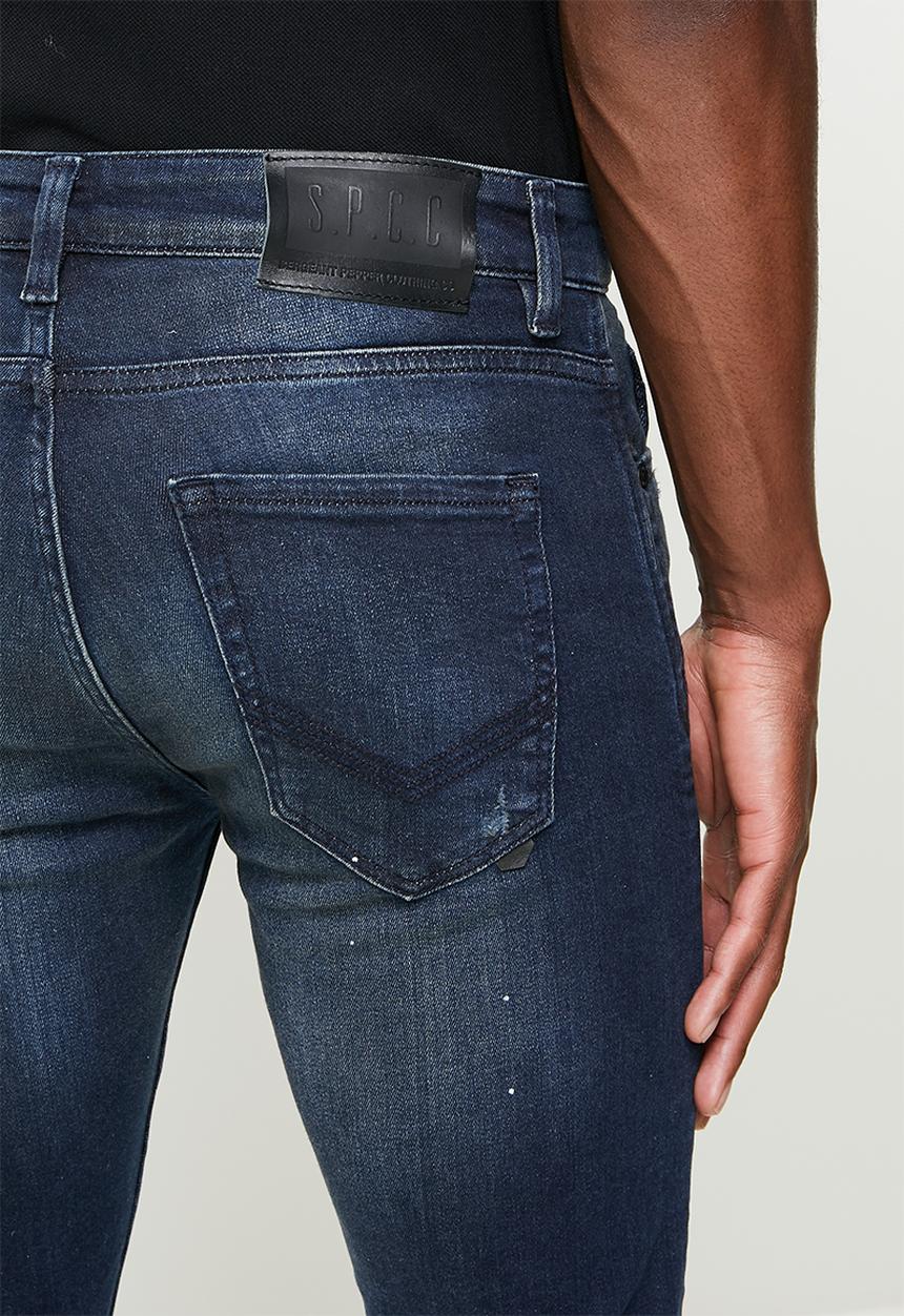 S.P.C.C - Stoker feather fit skinny jeans - blue