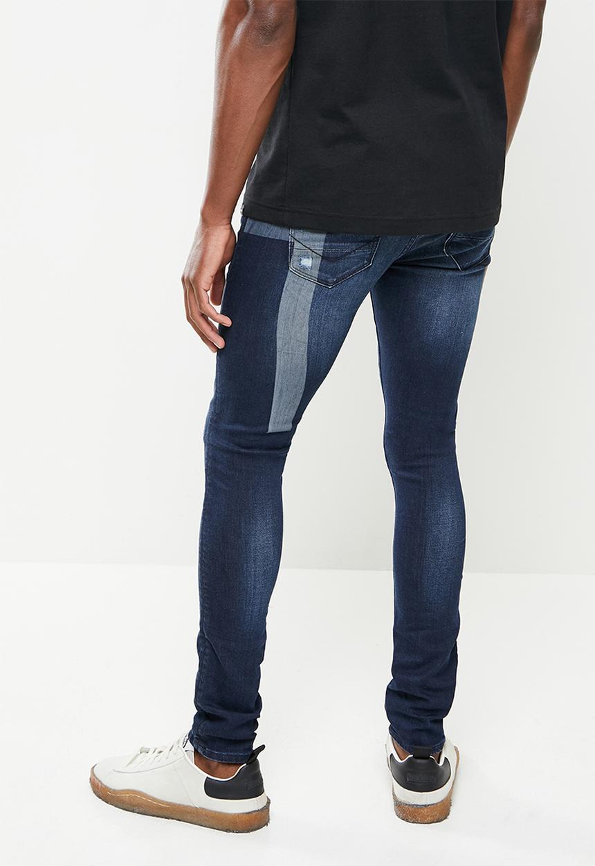 S.P.C.C - Tableau sabre fit tapered leg jeans - blue