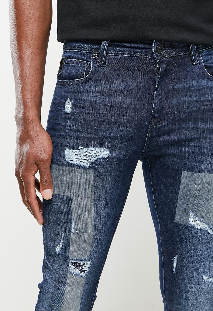 S.P.C.C - Tableau sabre fit tapered leg jeans - blue