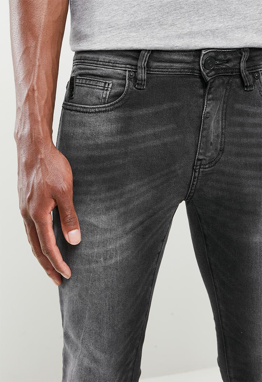 S.P.C.C - Pollux trench fit super skinny jeans - black