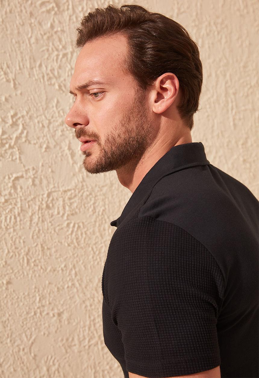 Trendyol - Marco short sleeve golfer - black