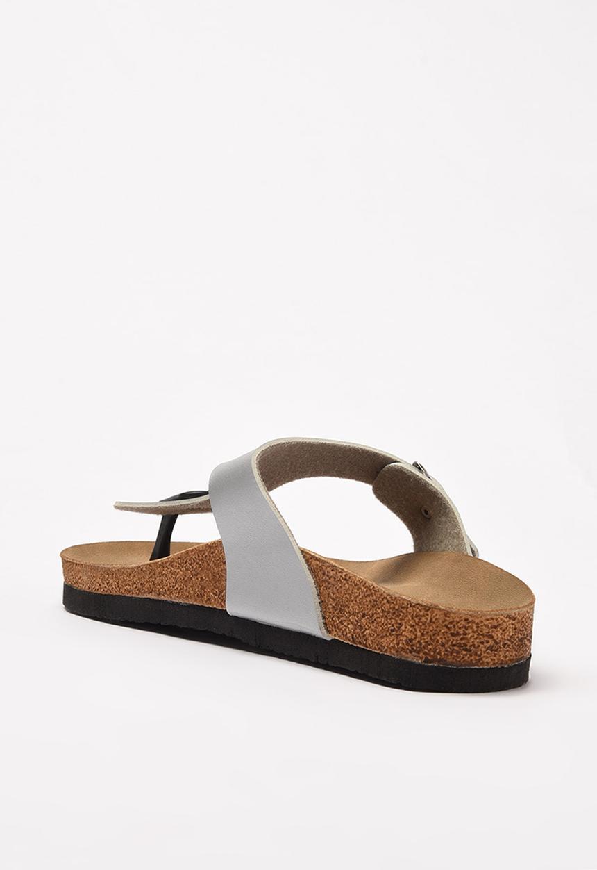 Trendyol - Toepost slide - silver