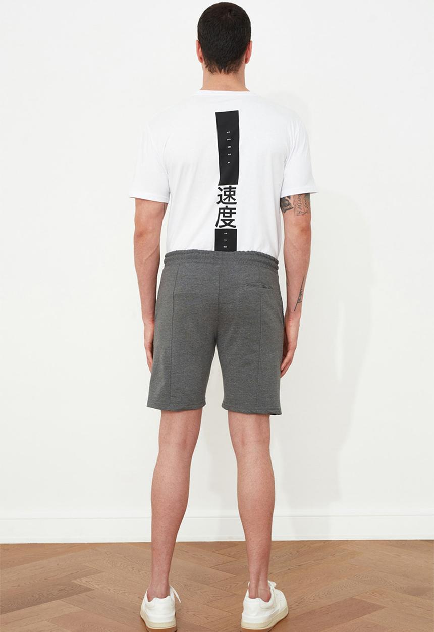 Trendyol - Senzo plain shorts - anthracite