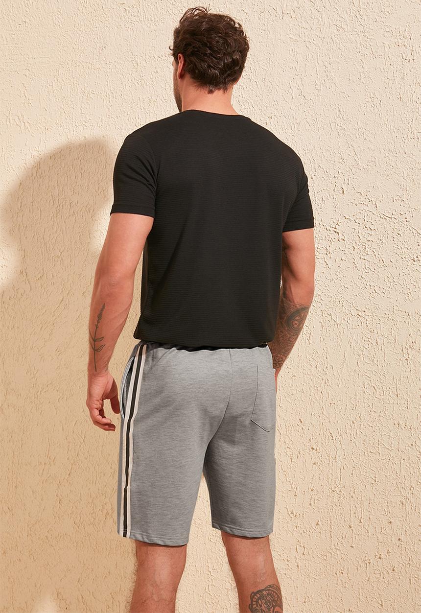 Trendyol - Side stripe shorts - grey