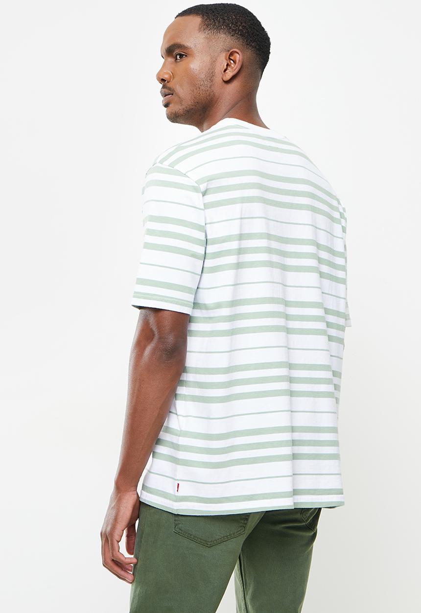 Levi’s® - Stay loose short sleeve tee backyard - green & white
