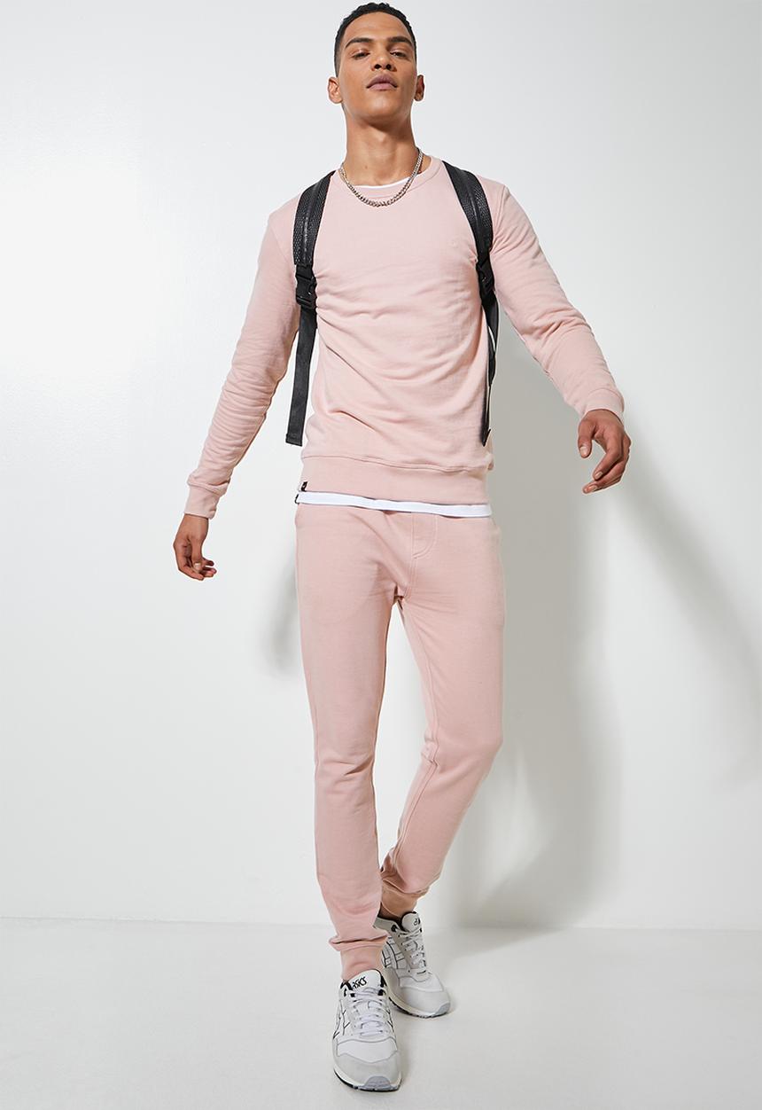 Superbalist - Brewer crew neck sweat - dusty pink