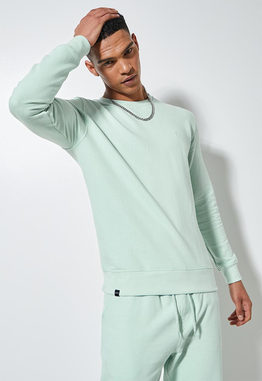 Superbalist - Brewer crew neck sweat - dusty blue