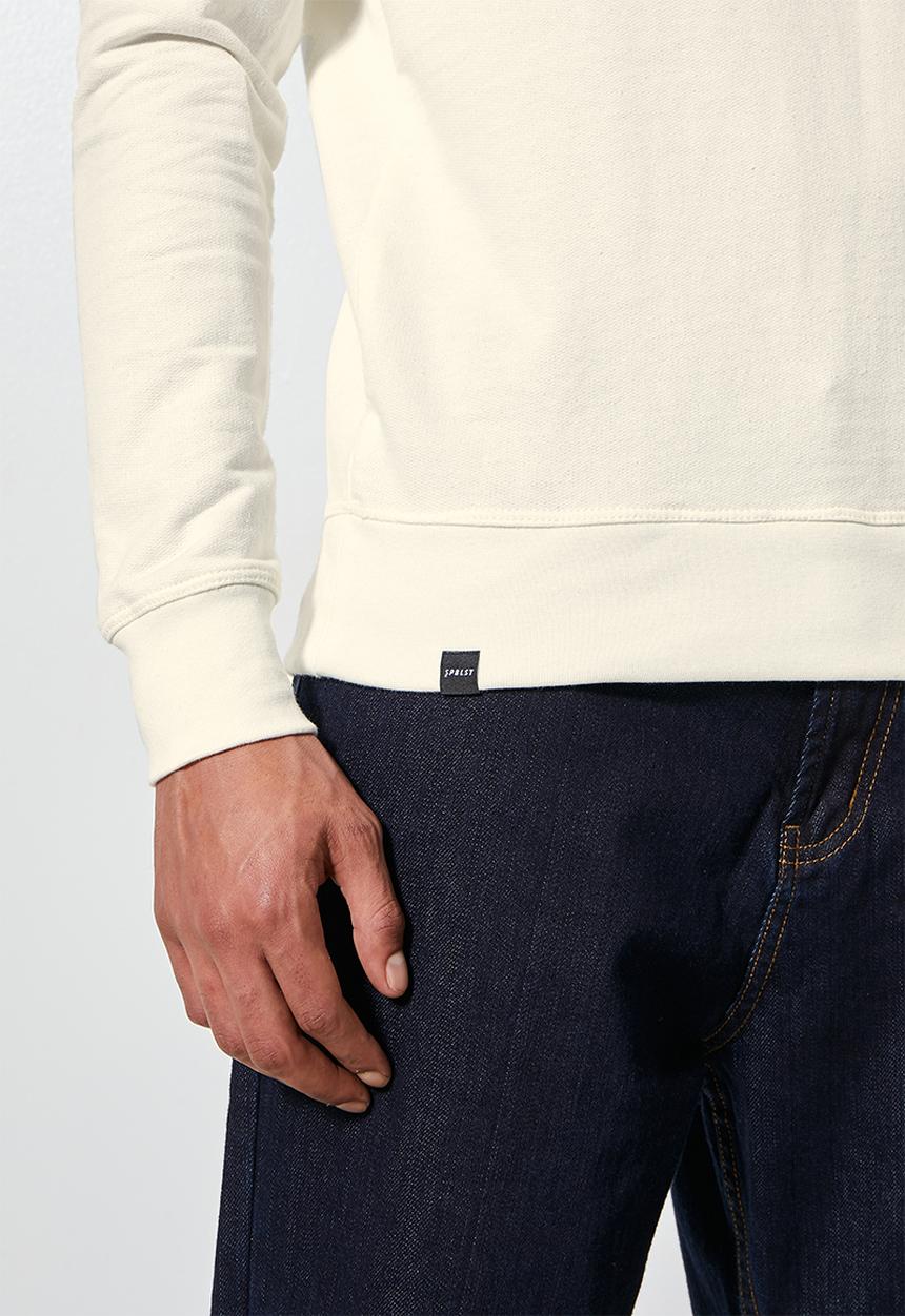 Superbalist - Brewer crew neck sweat - ecru