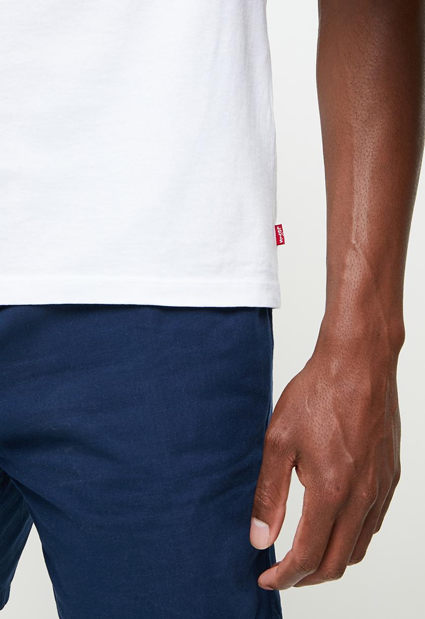 Levi’s® - Graphic crewneck tee mv logo pond bright - white 