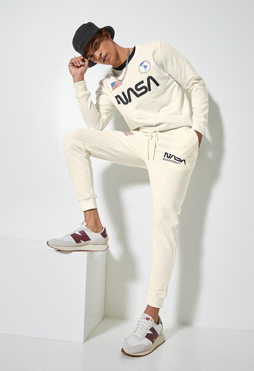 Superbalist - Madrid slim NASA sweatpants - ecru