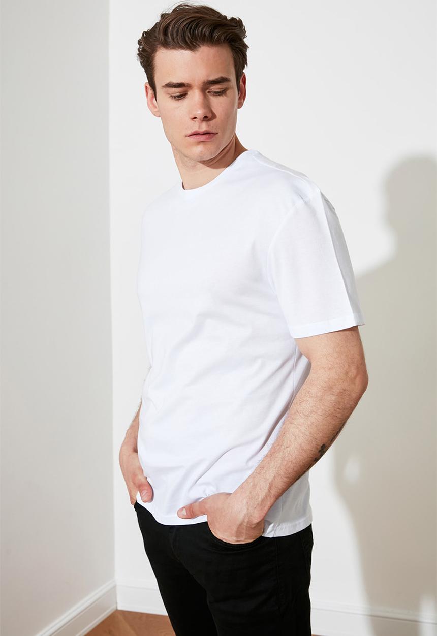 Trendyol - More authenticity back print short sleeve tee - white