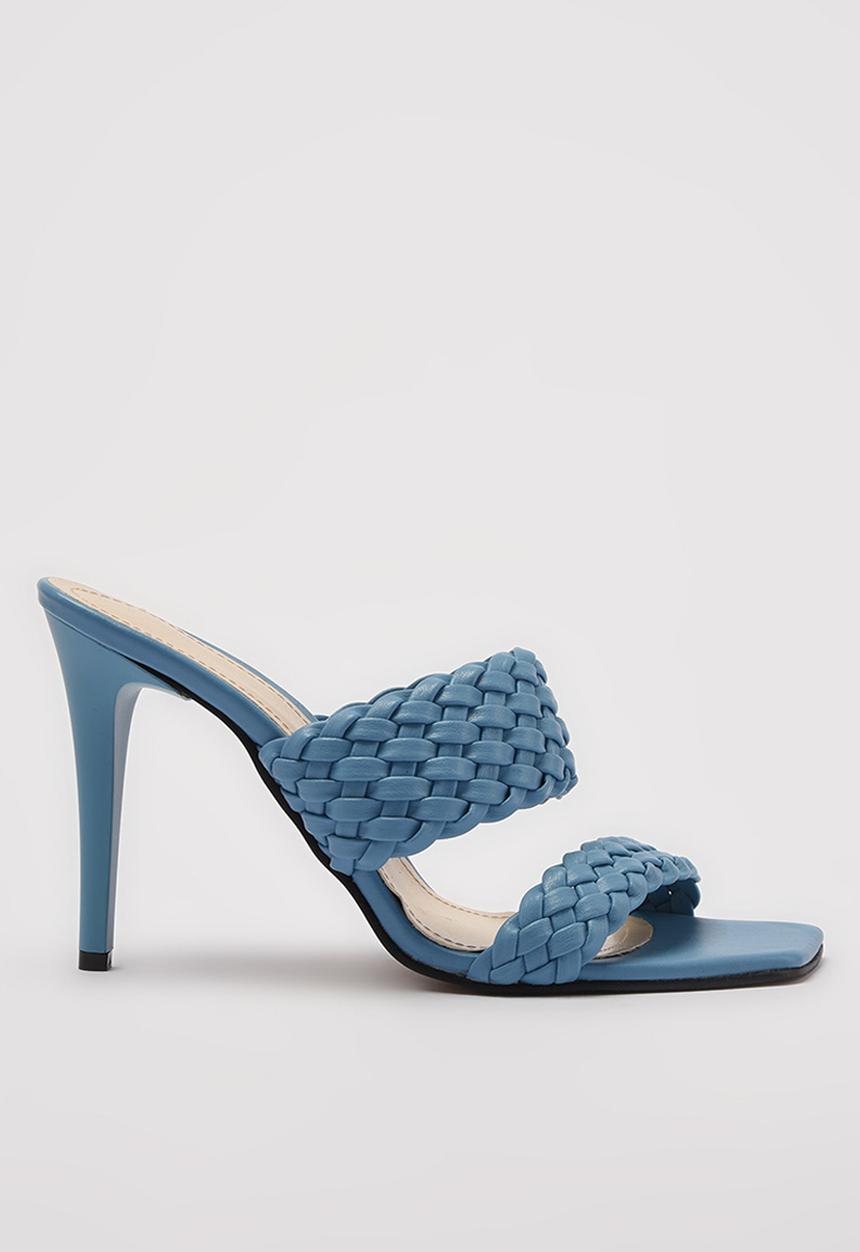 Trendyol - Braided stiletto heel mule - blue