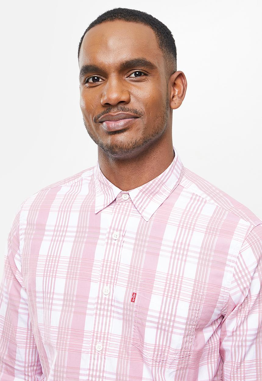 Levi’s® - Classic 1 pocket standard kornerupine - white & pink 