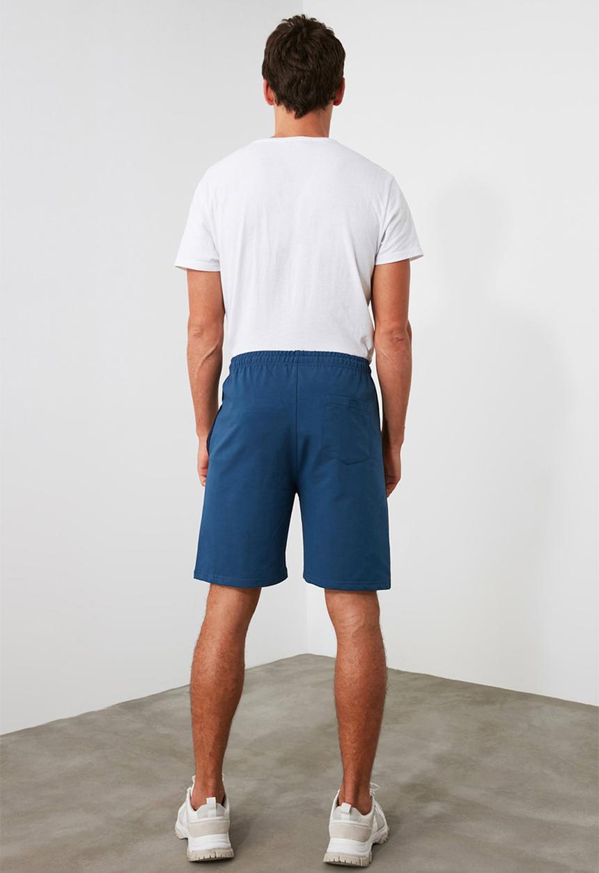 Trendyol - Colour block side stripe shorts - petrol